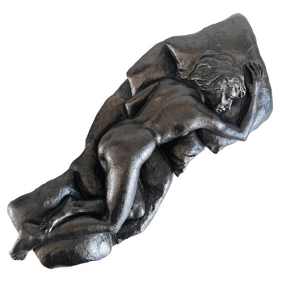 Image 1 of Vintage Peter Sedcole weiblicher Akt, Kaltguss-Bronze-Harzskulptur, 1960er Jahre