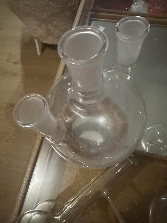 Image 1 of Konvolut antiker chemischer Glaselemente für ein Kuriositätenkabinett