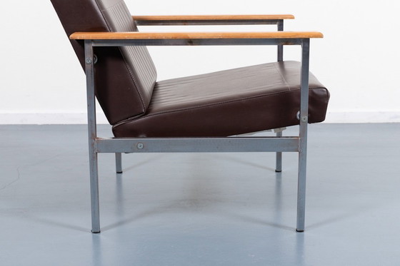 Image 1 of Anni '60 Coppia di poltrone architettoniche di design italiano