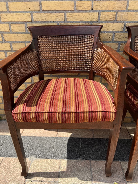 Image 1 of 4 Bannink Jugendstil-Esszimmer-Sessel