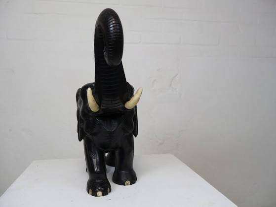 Elefante in legno d'ebano – Sculture, Wood (photo 3 of 5)