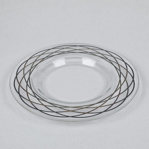 6-piece plate set by Barbara Forni for Egizia, HWC, Ettore Sottsass