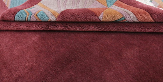 Original Modern Designer Highland Wool Rug Nepal 287 x 250 cm, Rugs & carpets, Pink (photo 8 of 10)