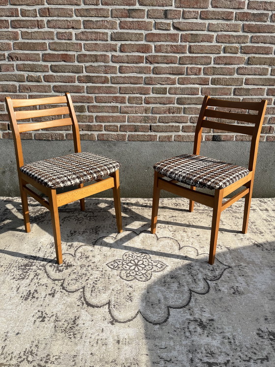 Image 1 of Two Vintage Mid - Century Centa Chairs.