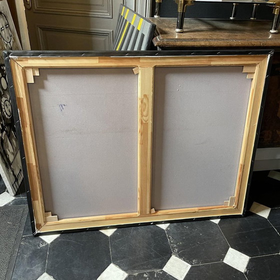 Denis Matemo, Scène de Marché, Fusain sur Toile, 2016 – Peintures et dessins, Canvas (photo 11 of 17)