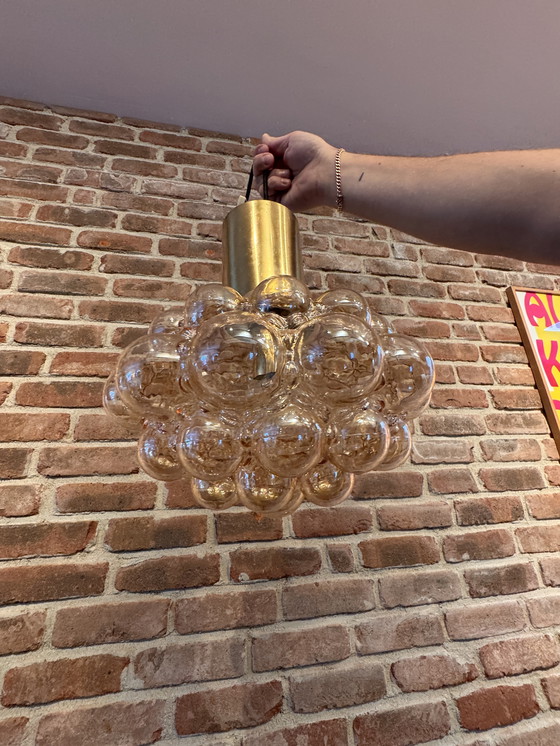 Image 1 of Lampada a sospensione in vetro a bolle Helena Tynell