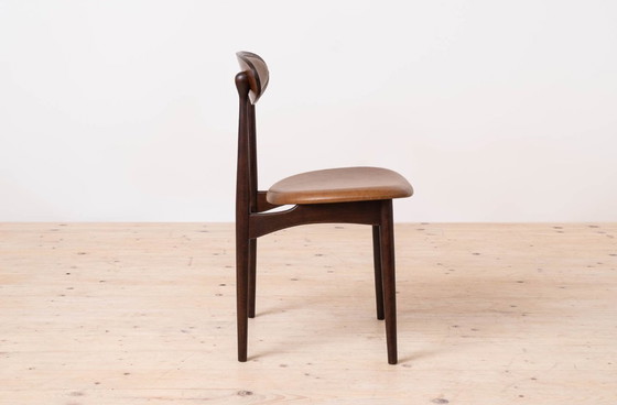 Image 1 of Ensemble de 8 chaises de salle à manger par Fredrik Kayser pour Viken Møbelfabrikk, modèle no. 125b