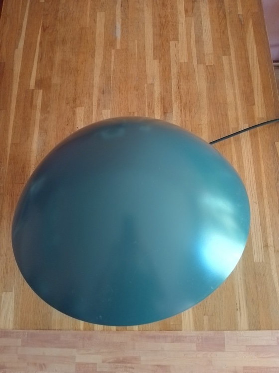 Image 1 of Habitat mushroom lamp in blue-grey metal