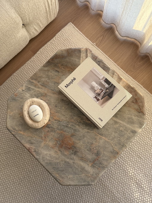 Vintage-Beistelltisch aus Marmor, Italien 1979