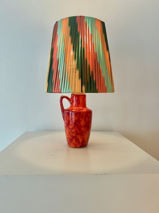 Lámpara de jarrón Scheurich encantadora, apta para uso exterior.