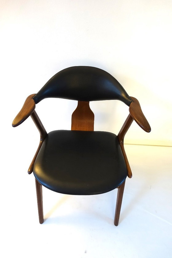 Image 1 of Sedia in corno di mucca Louis van Teffelen, anni '60, AWA