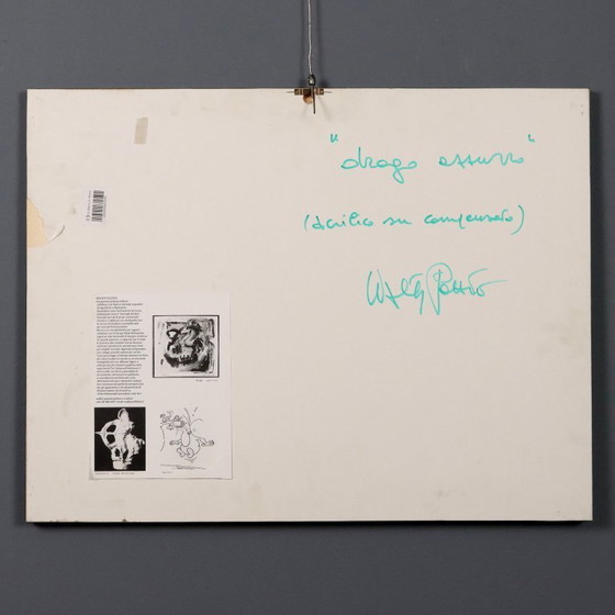 Image 1 of Painting "Blue Dragon" by Walter Pozzato