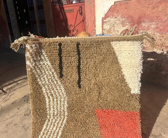 Small Traditional Handmade Berber Rug 100/200 cm – Ahrend, Rugs & carpets, Wool (photo 4 of 6)