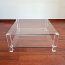 Table basse - Verre et plexiglas - Design intemporel