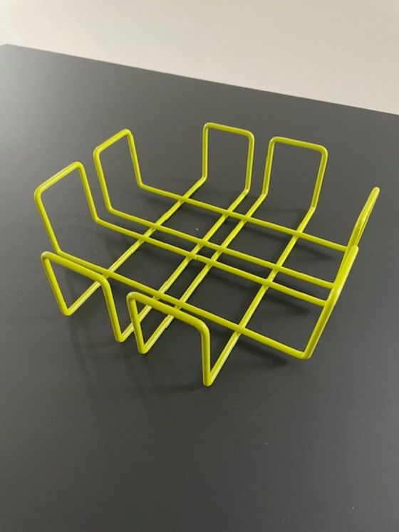 Porte-serviettes Design Rétro Vert Citron Acier Fil – Accessoires de table (photo 19 of 20)