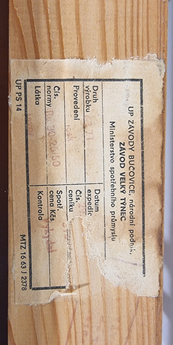 Image 1 of Desk by Mojmir Pozar for Up Závody, 1960s, Set of 2