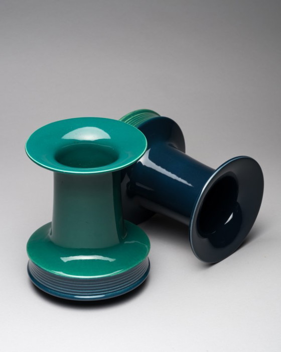 Image 1 of Rosenthal Studio Linie Tapio Wirkkala PLUS Vase Duo MCM WGP Vintage Chic 1960s