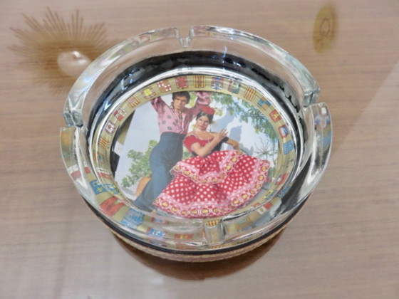 Image 1 of Een paar "kitsch" asbakken, Spanje, 1970