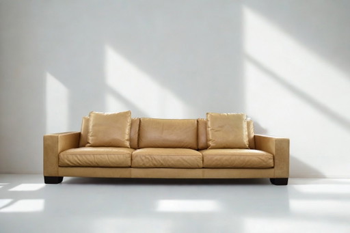 Wunderschönes großes Flexform Status Sofa von Antonio Citterio