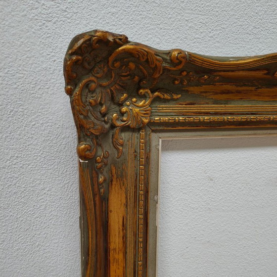 Grand Cadre Ancien Brocante Rococo Baroque pour Tableau – Wood, Vintage (photo 5 of 16)