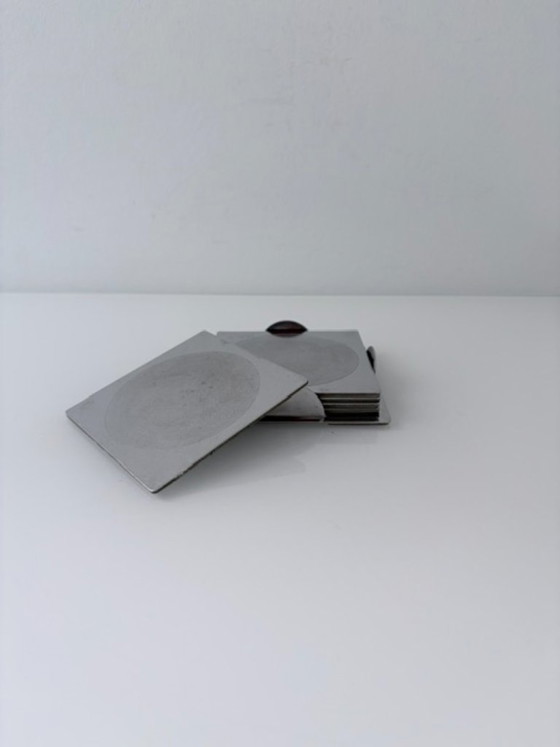 Ikea Groggy Sottobicchieri (5 Pezzi) Nel Supporto – Accessori da tavola, rvs (photo 4 of 15)