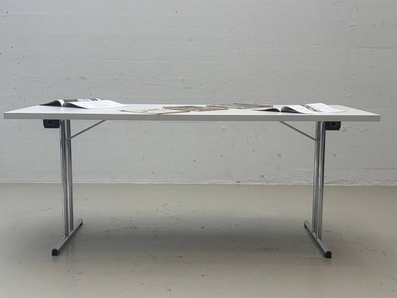 Mesa plegable de Embru – Escritorios, Wood, Chrome (photo 3 of 8)