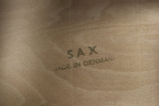 Image 1 of Vintage Scandinavische eikenhouten eetkamerstoelen uit het midden van de 20e eeuw van Sax Møbelfabrik, jaren 60, set van 4