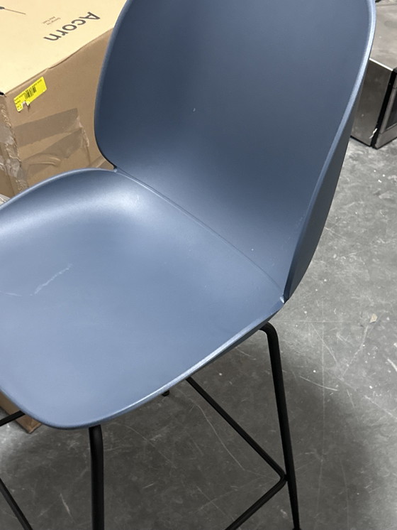 Image 1 of Gubi Beetle Blue Barchair