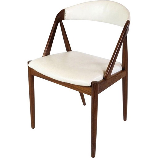 Silla vintage modelo 31 en madera de teca de Kai Kristiansen