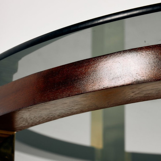 Image 1 of MK11546 Restored mahogany and brass dining table