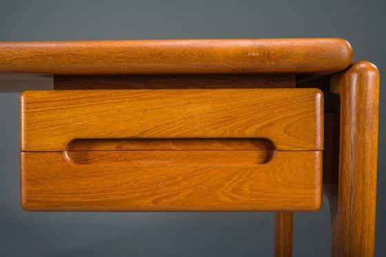 Image 1 of Vintage Danish Cabinetmaker Desk in Teak, 1950s