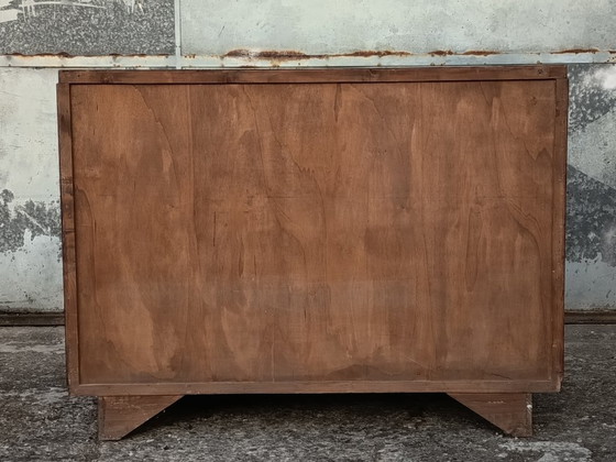 Image 1 of Como Art-Deco-Design in Nussbaum und Mahagoni