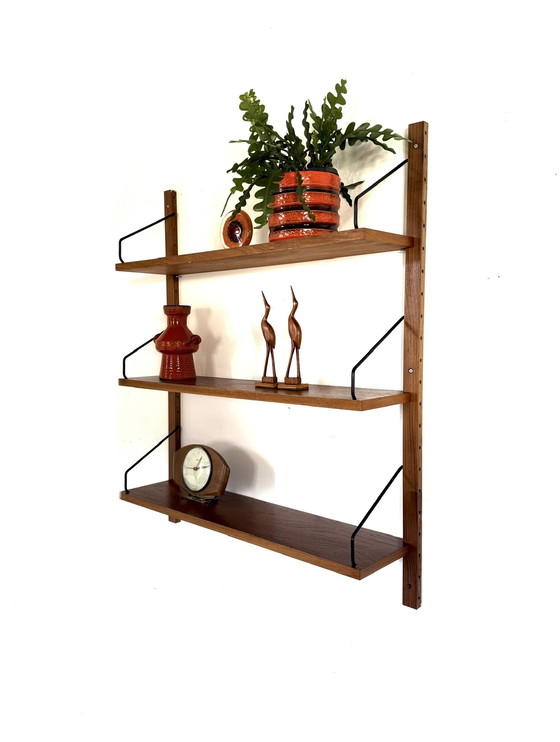 Image 1 of Vintage teak wall system, Poul Cadovius ‘60