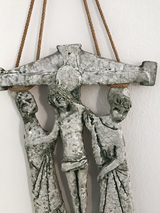 Ceramic Christ Sculpture, 1950s – Grassi (photo 3 of 7)