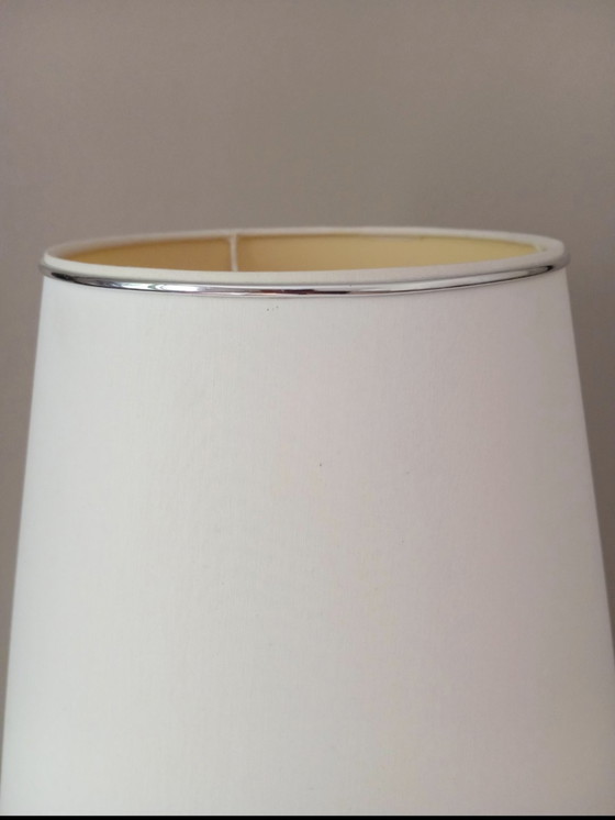 Image 1 of White floor lamp, white ceramic base, Beaulieu model by Envy / Portugal