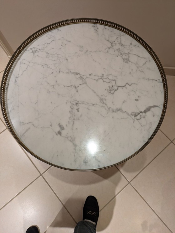 Louis XVI Style Bouillotte Table – Side tables, Marble, Wood (photo 3 of 5)