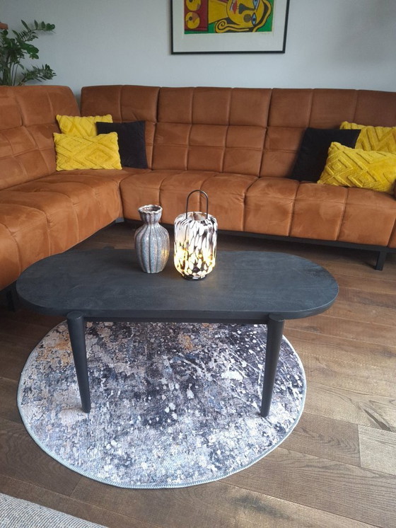 Image 1 of Tavolino robusto 120x60cm in legno di mango e metallo, nuovo