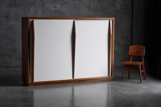 Image 1 of Wardrobe with Integrated Doors by Charlotte Perriand & Atelier Jean Prouvé - 1950s