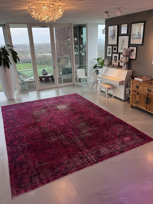 XXL vintage Persisch kleed 400 cm bij 300 cm – vloerkleden en tapijten, Textile, Wool