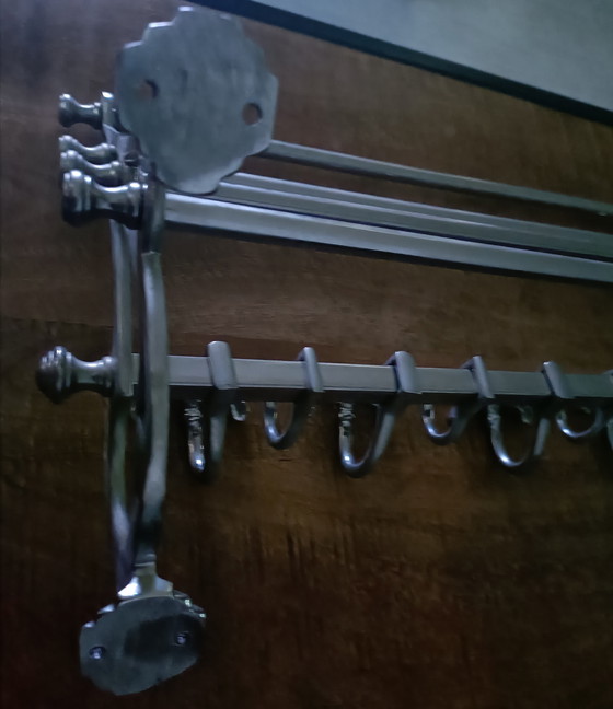 Image 1 of Eichholtz Hudson L coat rack, wall coat rack, train coat rack