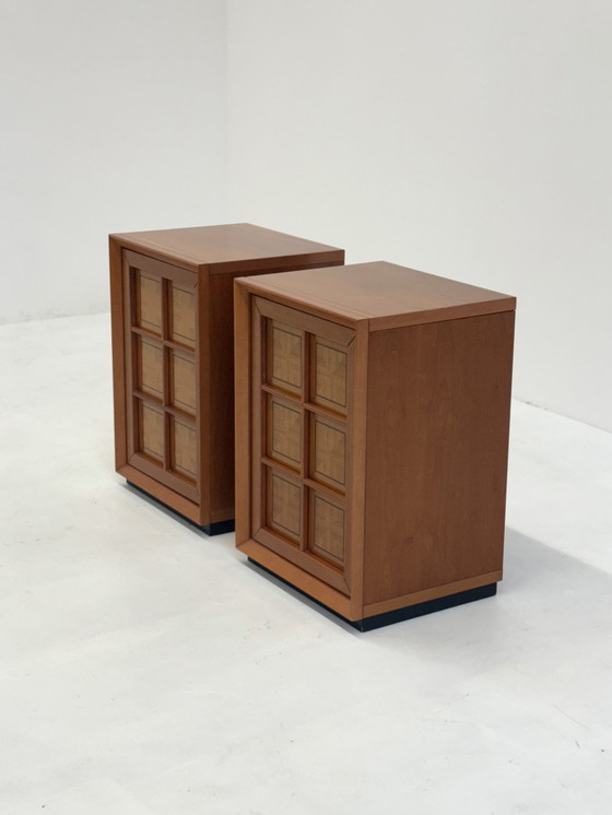 Image 1 of Brutalist Italian Set Cabinets Caccia Alla Volpe For Linea Arredo