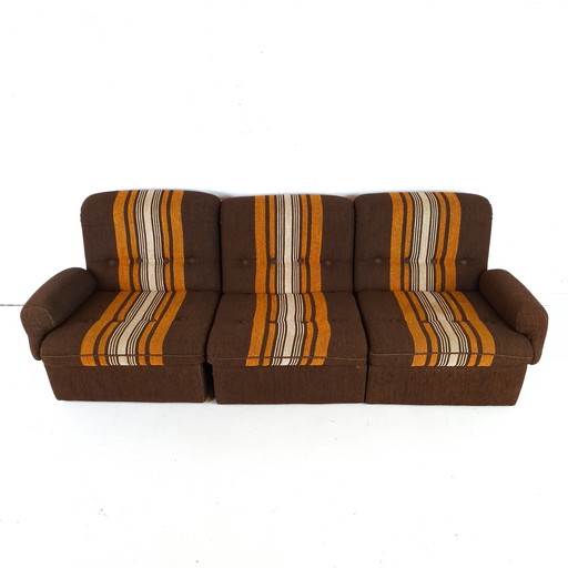 Vintage modular 3 seater sofa