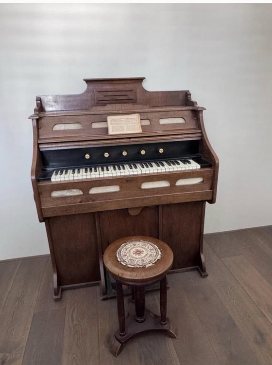 Harmonium – Möbel, Stoff, Holz (photo 3 of 5)