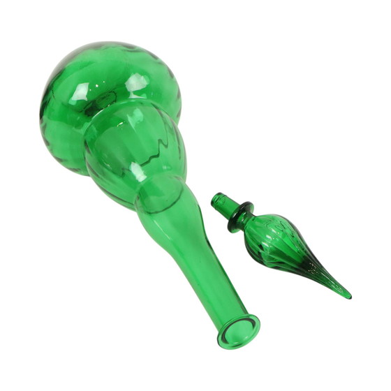 Image 1 of Riesige grüne Glaskaraffe Genie Bottle