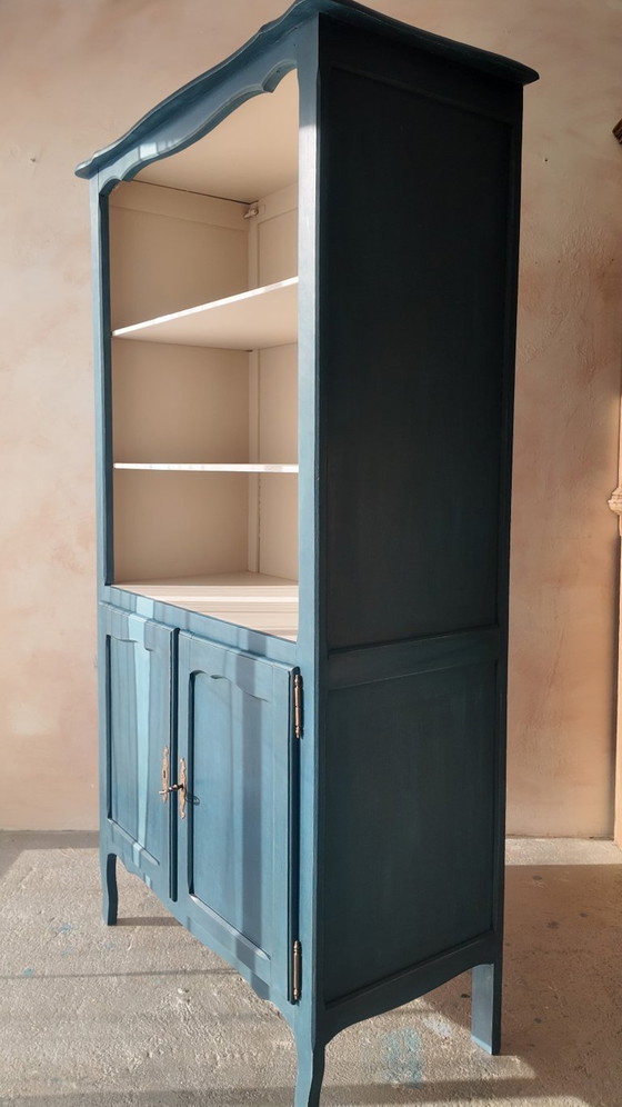 Louis XV Style Sideboard/Open Bookcase – Wood (photo 21 of 23)