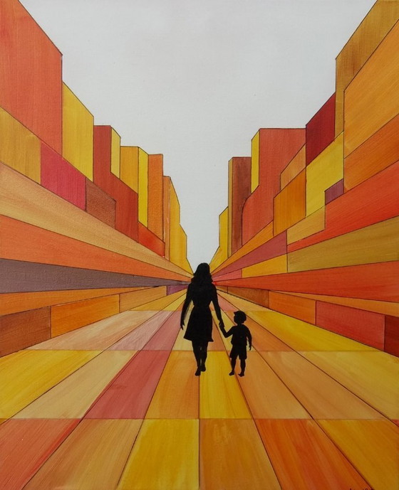 Image 1 of Unique paintings - Handmade - Painter 2Luss'Art - from 60 to 250 Euros - Free delivery -