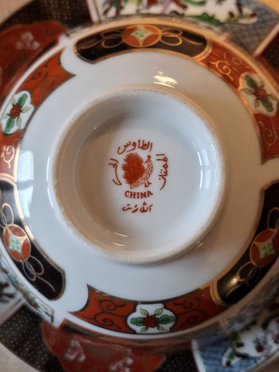 "Vintage" [Set pour 8] Bol & Soucoupe Marocains Taous (Vaisselle 8 Pièces) – Porcelain (photo 7 of 11)