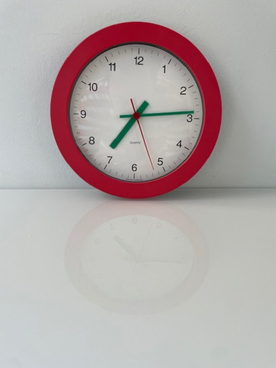 Image 1 of Junghans Memphis style wandklok – postmodern design