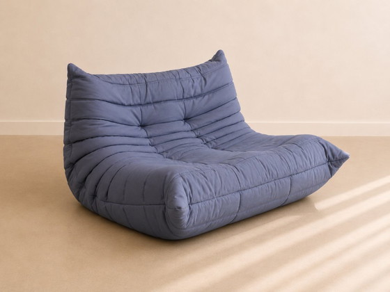 Image 1 of Togo 2-zitsbank - Ligne Roset - Antracietgrijs