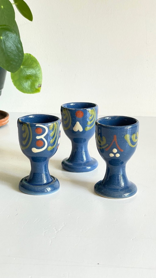 Portauova vintage in ceramica alsaziana